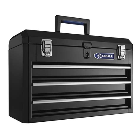 3 drawer metal tool box|kobalt 4 drawer tool box.